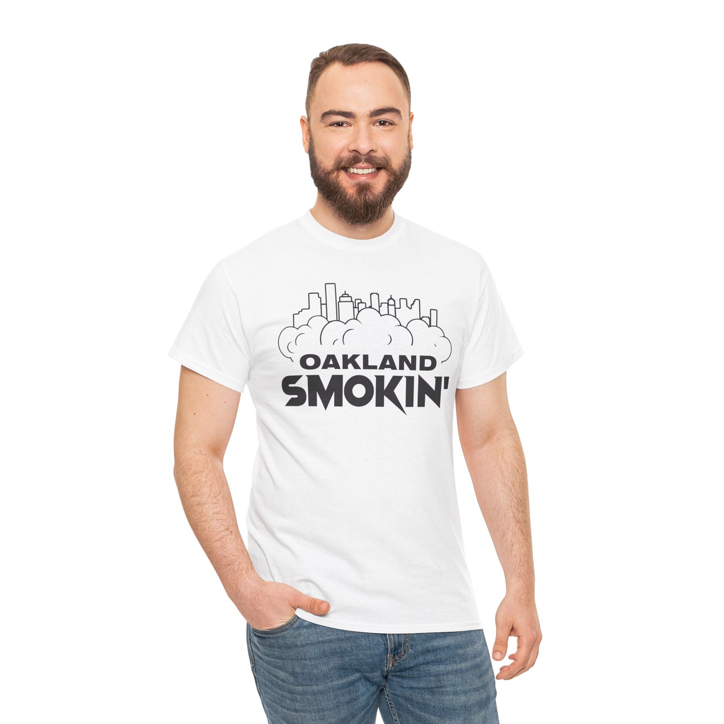 Oakland Smokin' Heavy Cotton Tee