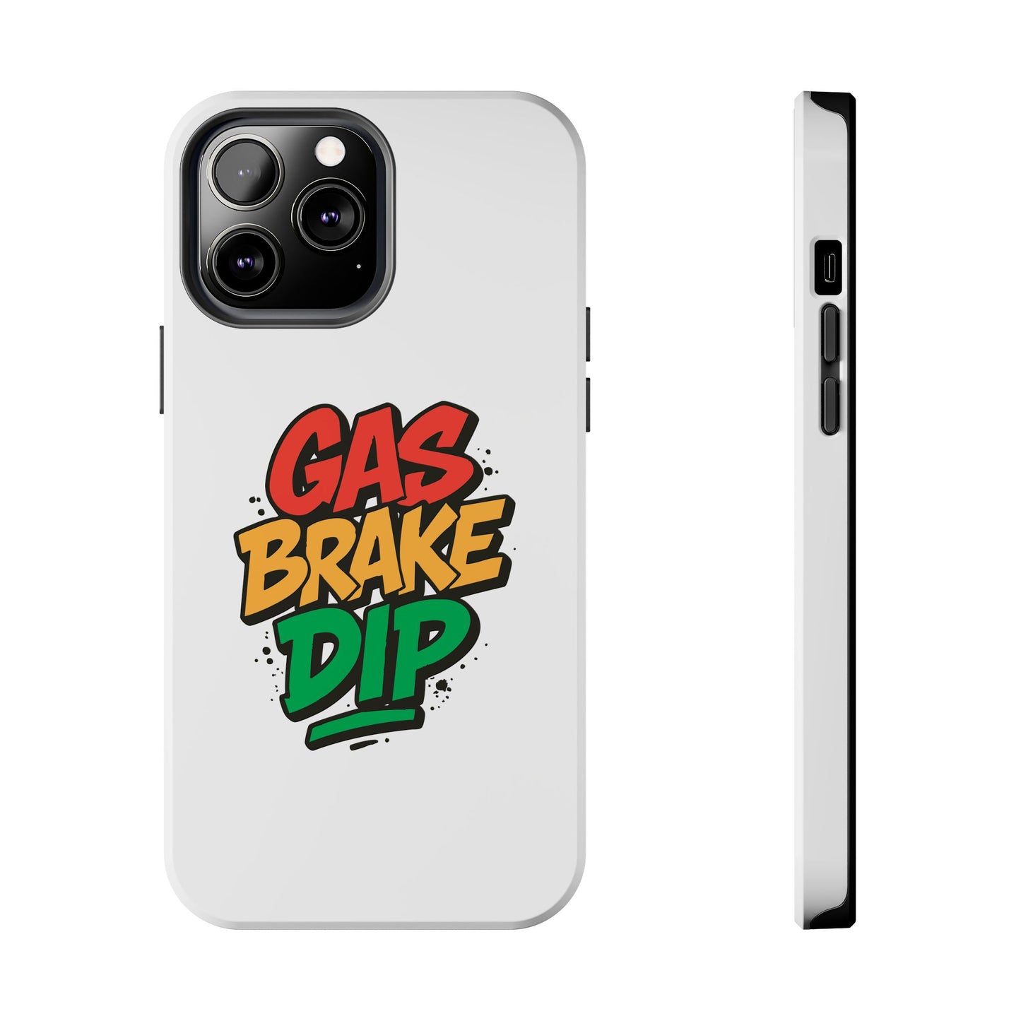 Gas Brake Dip Phone Case - Durable Tough Case