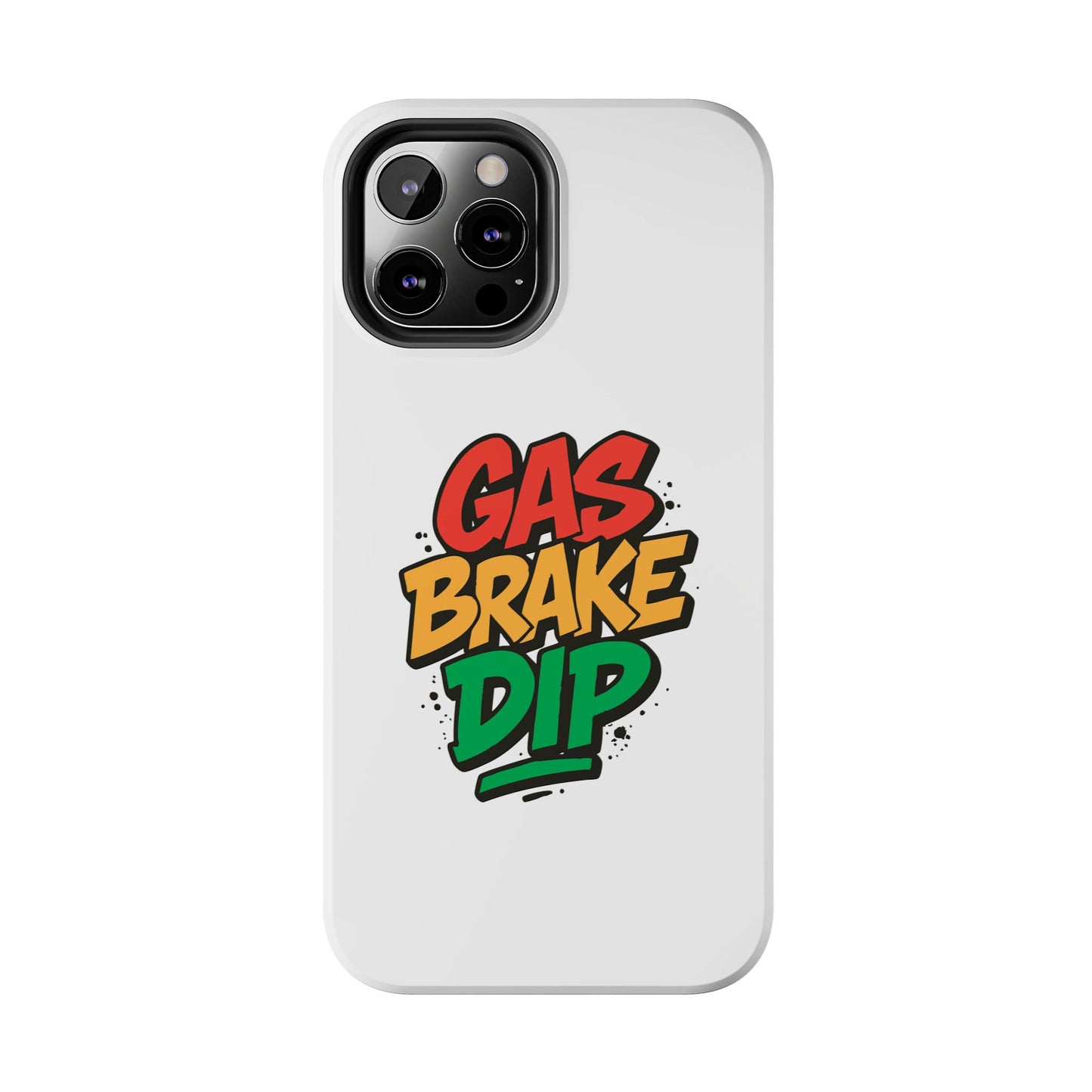 Gas Brake Dip Phone Case - Durable Tough Case