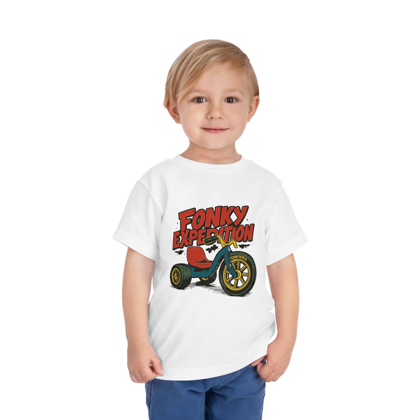 'FONKY EXPEDITION' Design, Kids Graphic T-Shirt for Toddlers