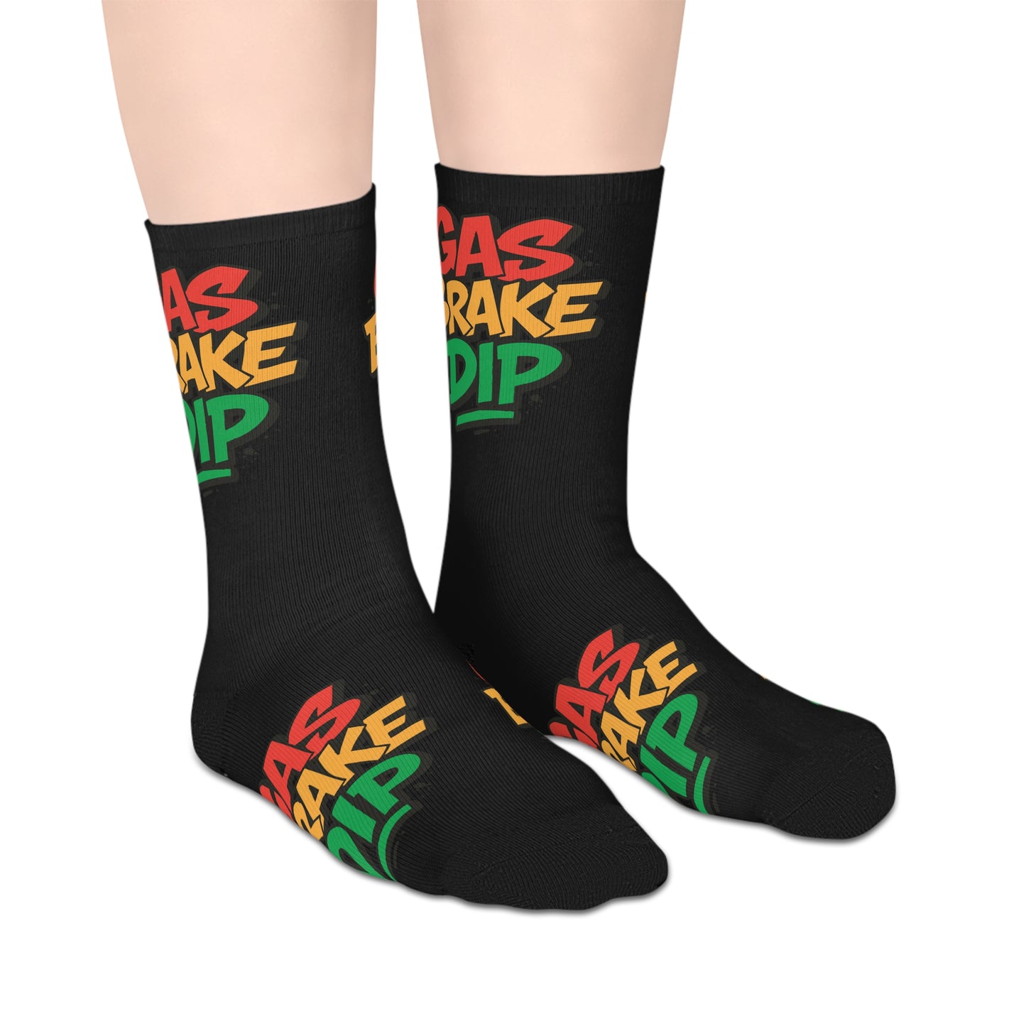 Gas, Brake, Dip Socks - Casual Everyday Wear