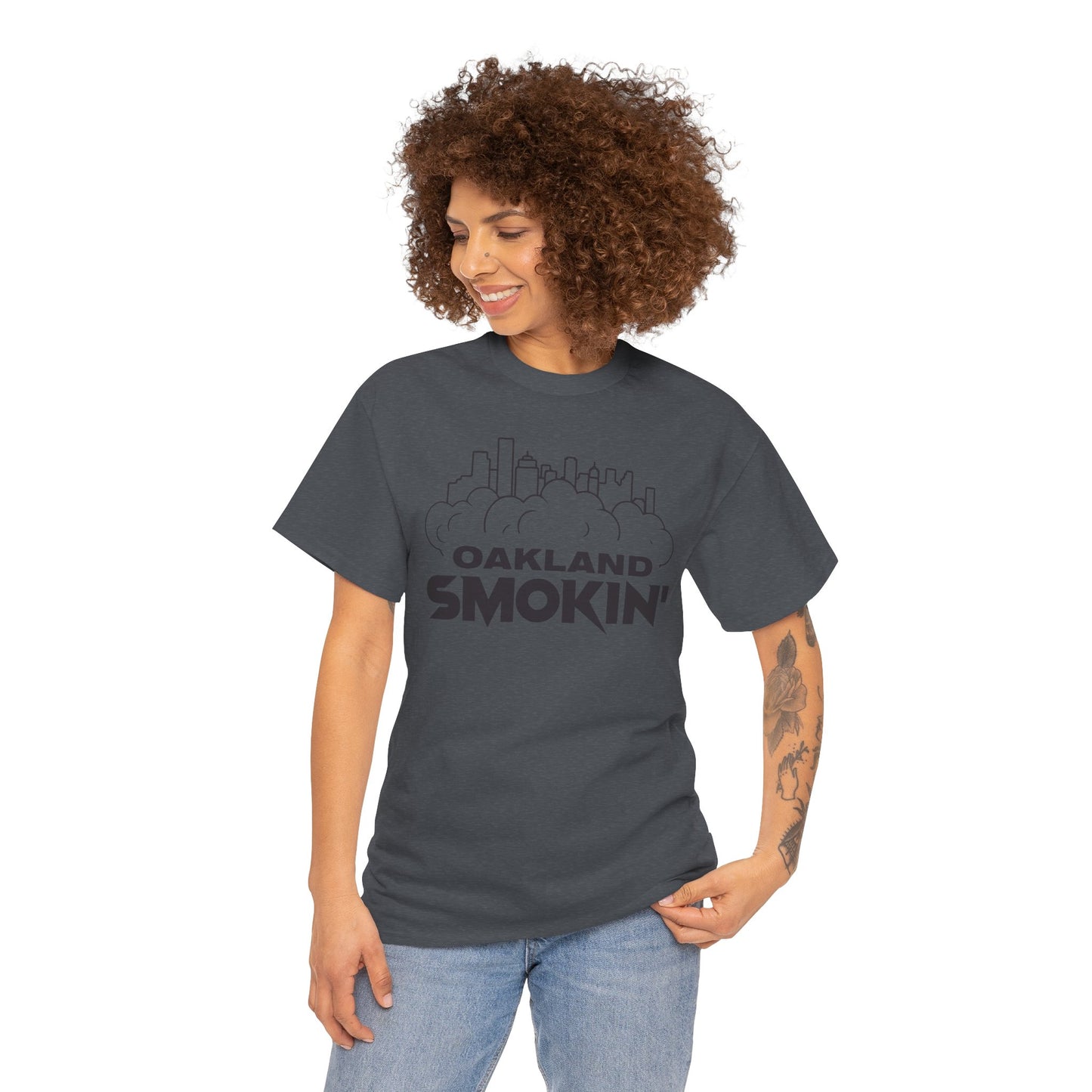 Oakland Smokin' Heavy Cotton Tee