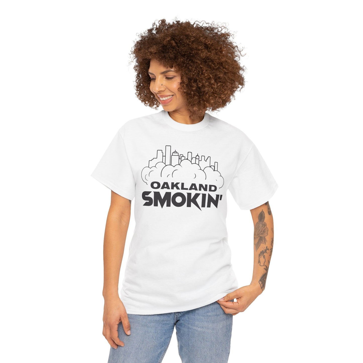 Oakland Smokin' Heavy Cotton Tee