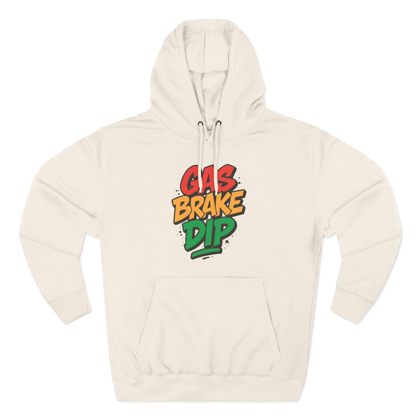 Gas Brake Dip Hoodie, Fleece Hoodie, Casual Wear
