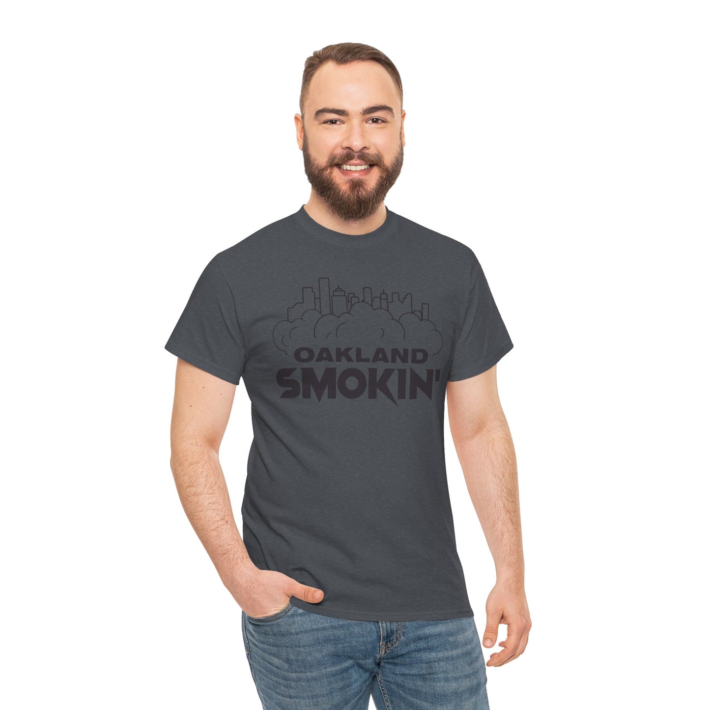 Oakland Smokin' Heavy Cotton Tee