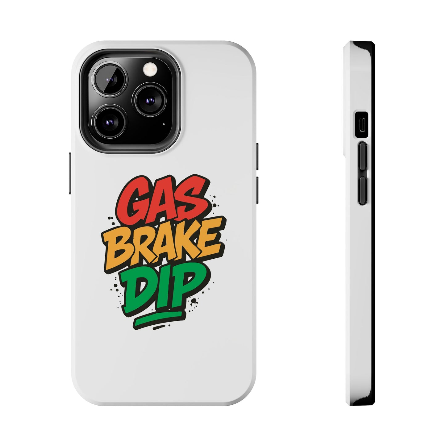 Gas Brake Dip Phone Case - Durable Tough Case