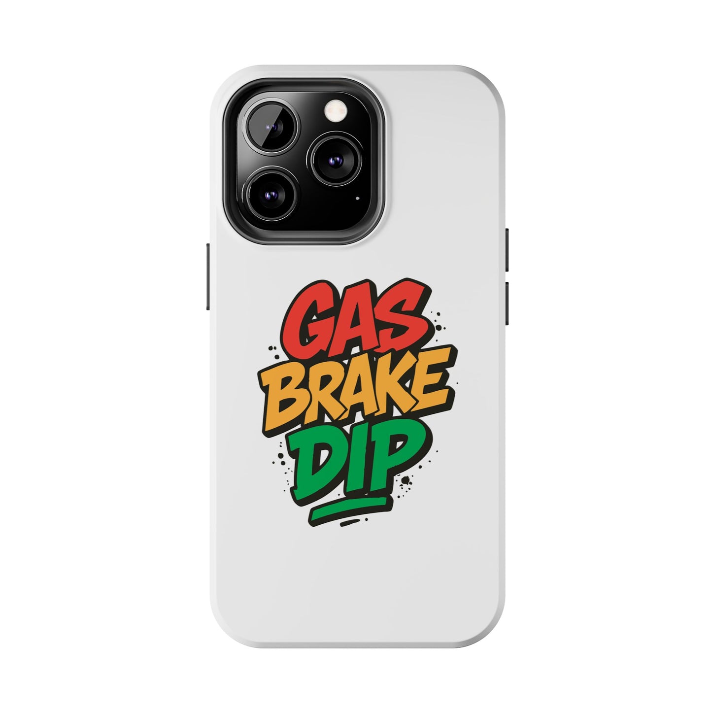 Gas Brake Dip Phone Case - Durable Tough Case