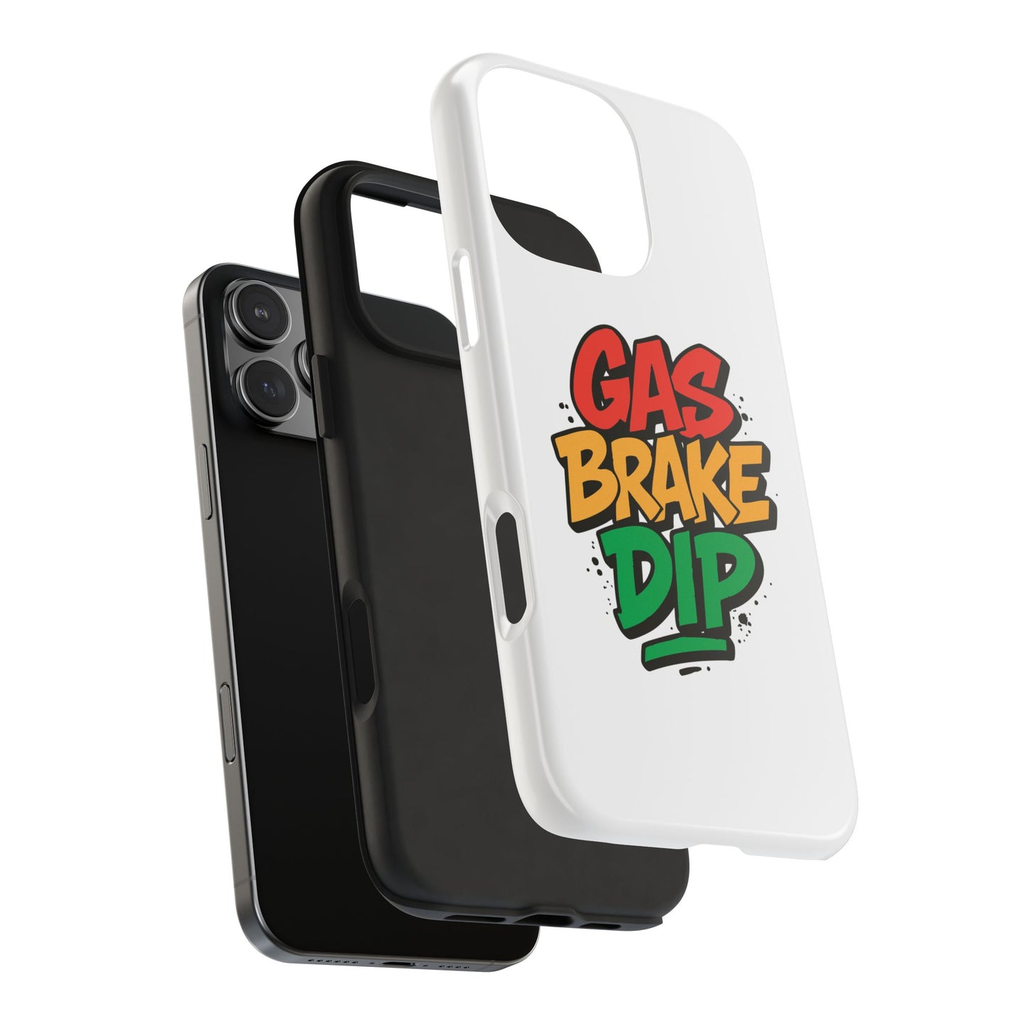 Gas Brake Dip Phone Case - Durable Tough Case
