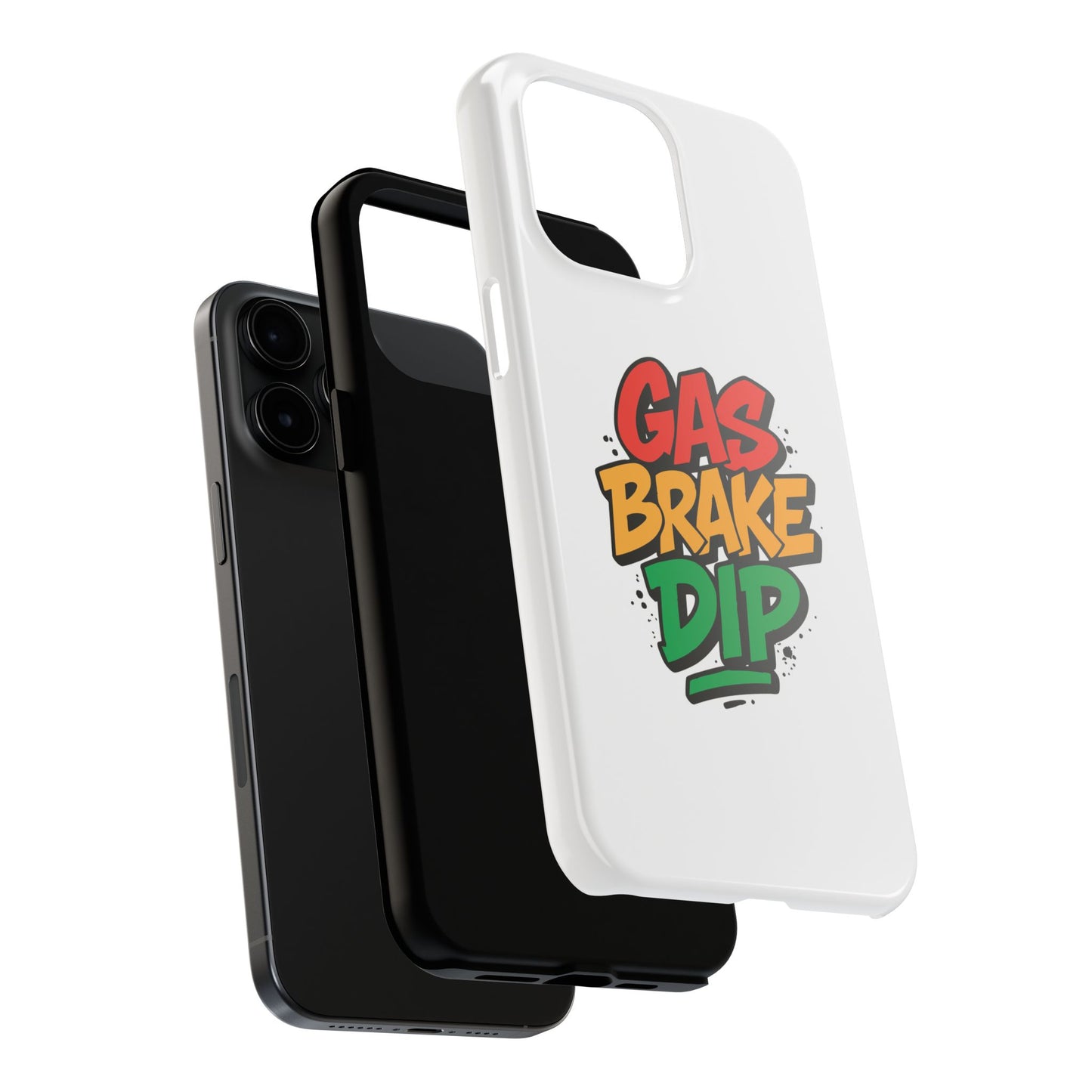 Gas Brake Dip Phone Case - Durable Tough Case