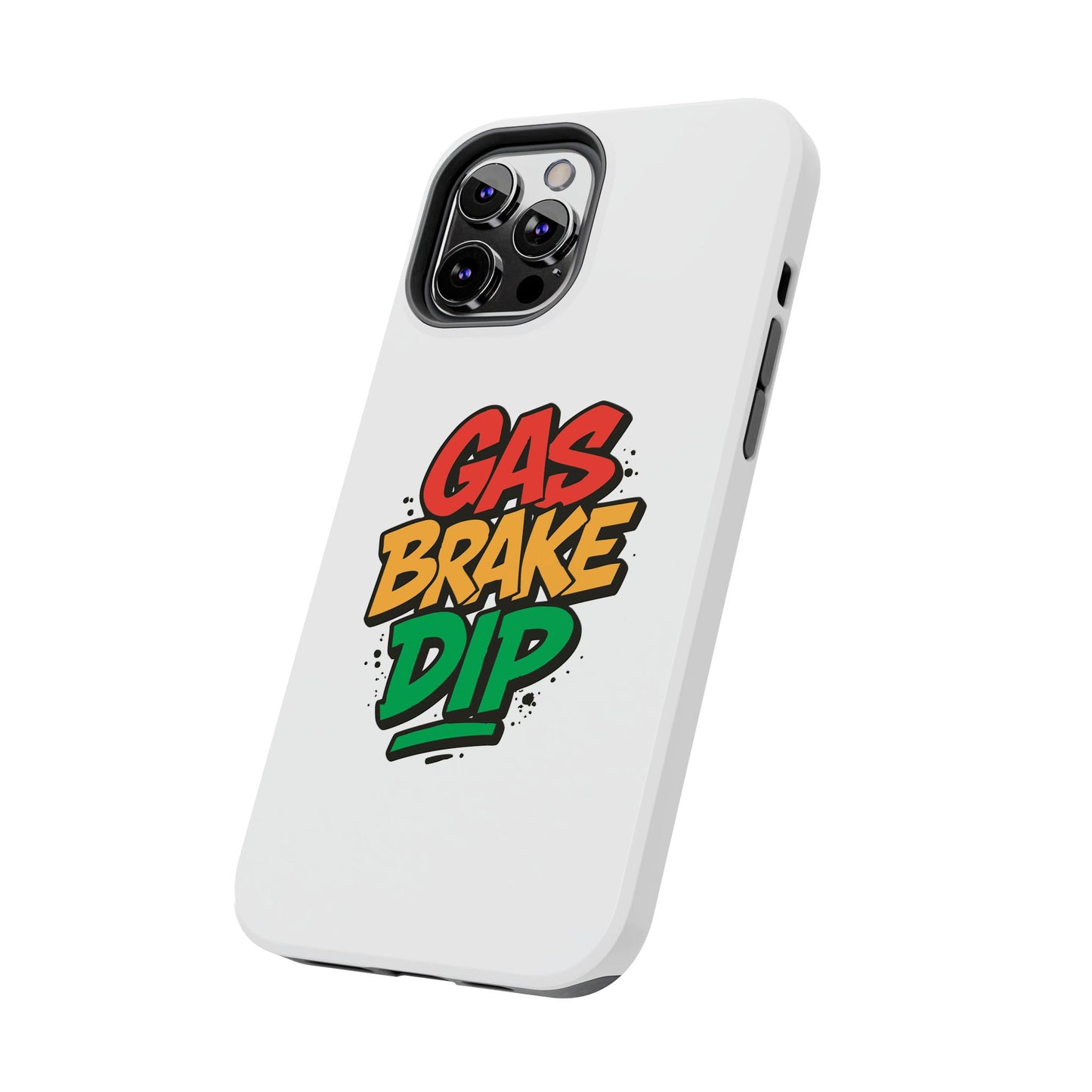 Gas Brake Dip Phone Case - Durable Tough Case