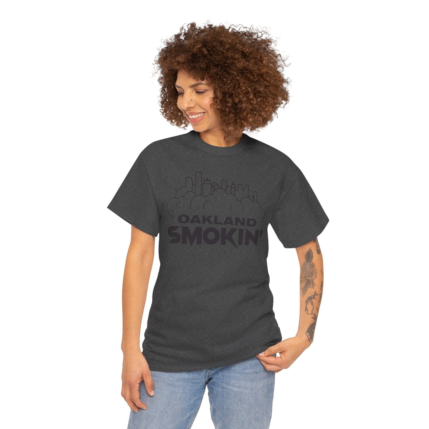 Oakland Smokin' Heavy Cotton Tee