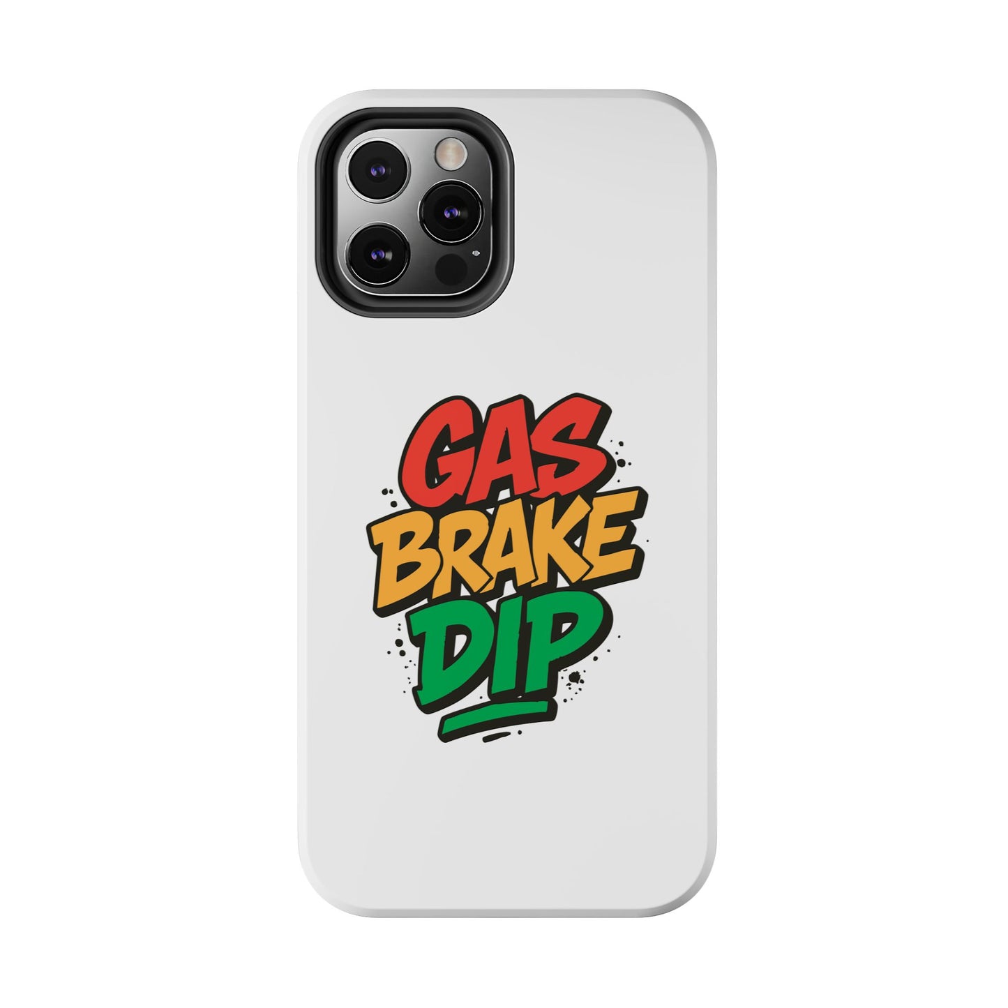 Gas Brake Dip Phone Case - Durable Tough Case