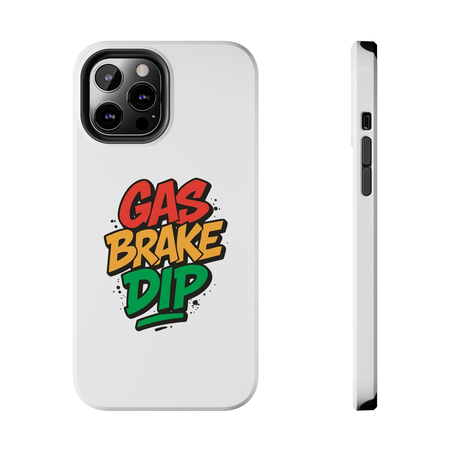 Gas Brake Dip Phone Case - Durable Tough Case