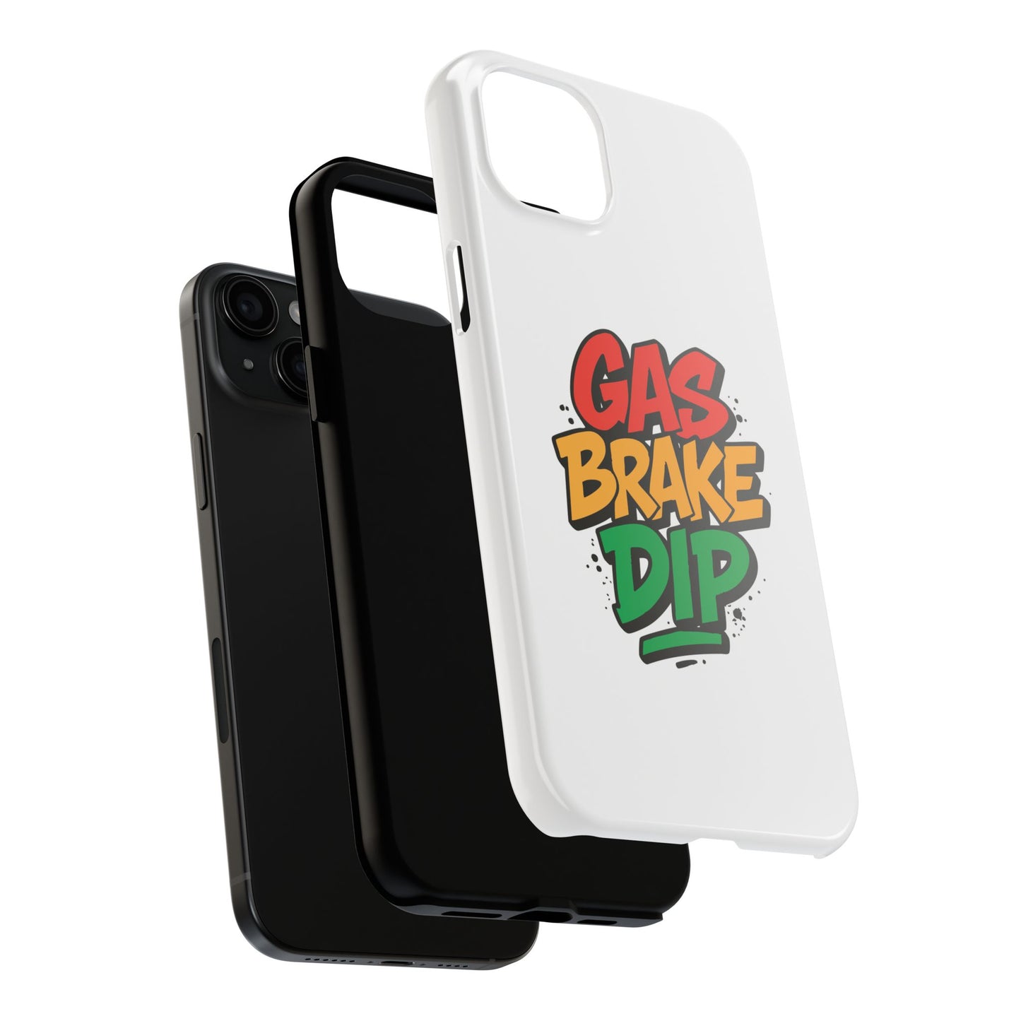 Gas Brake Dip Phone Case - Durable Tough Case