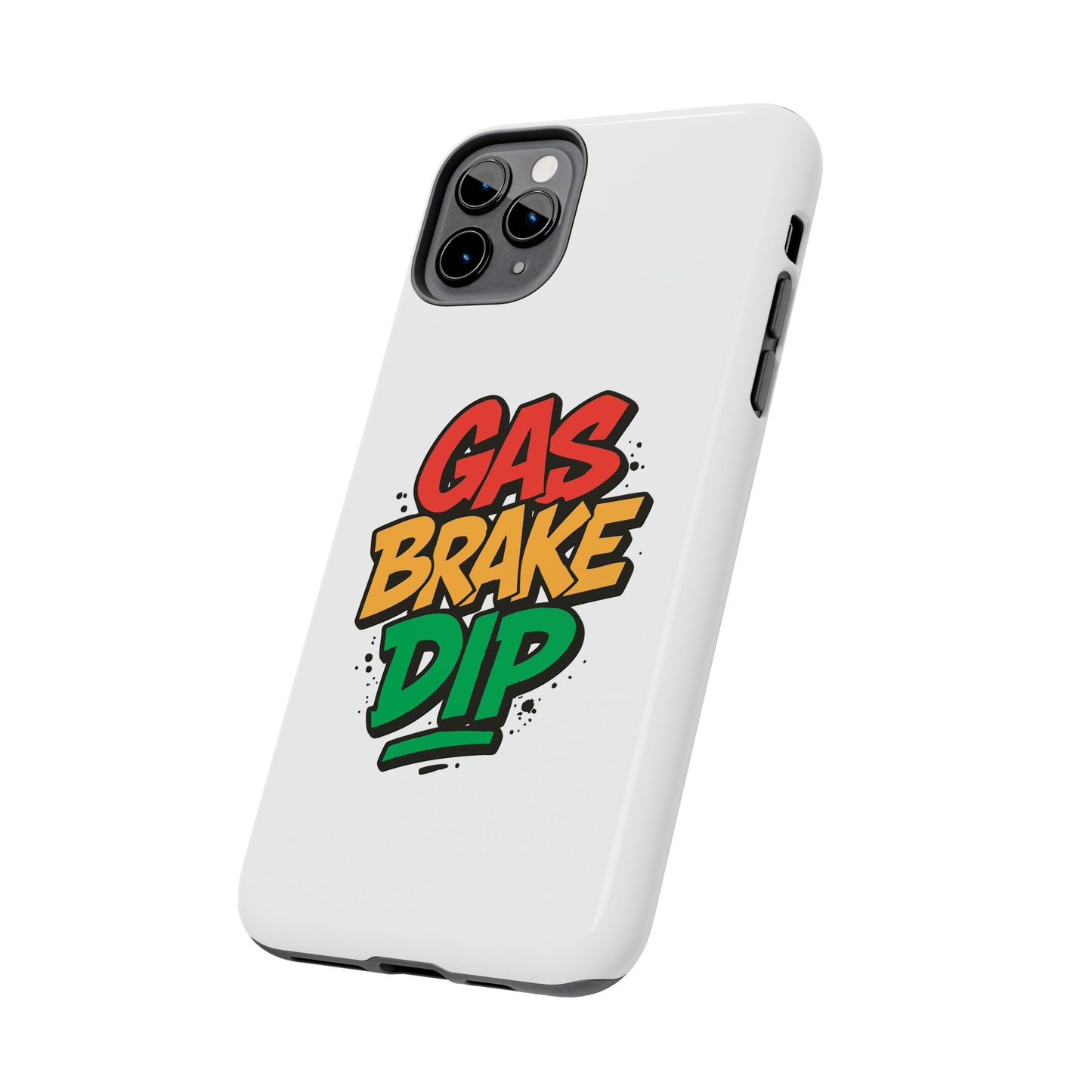 Gas Brake Dip Phone Case - Durable Tough Case