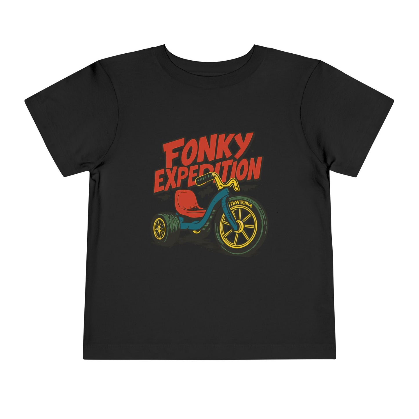 'FONKY EXPEDITION' Design, Kids Graphic T-Shirt for Toddlers