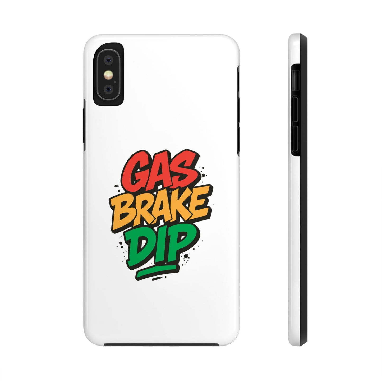 Gas Brake Dip Phone Case - Durable Tough Case