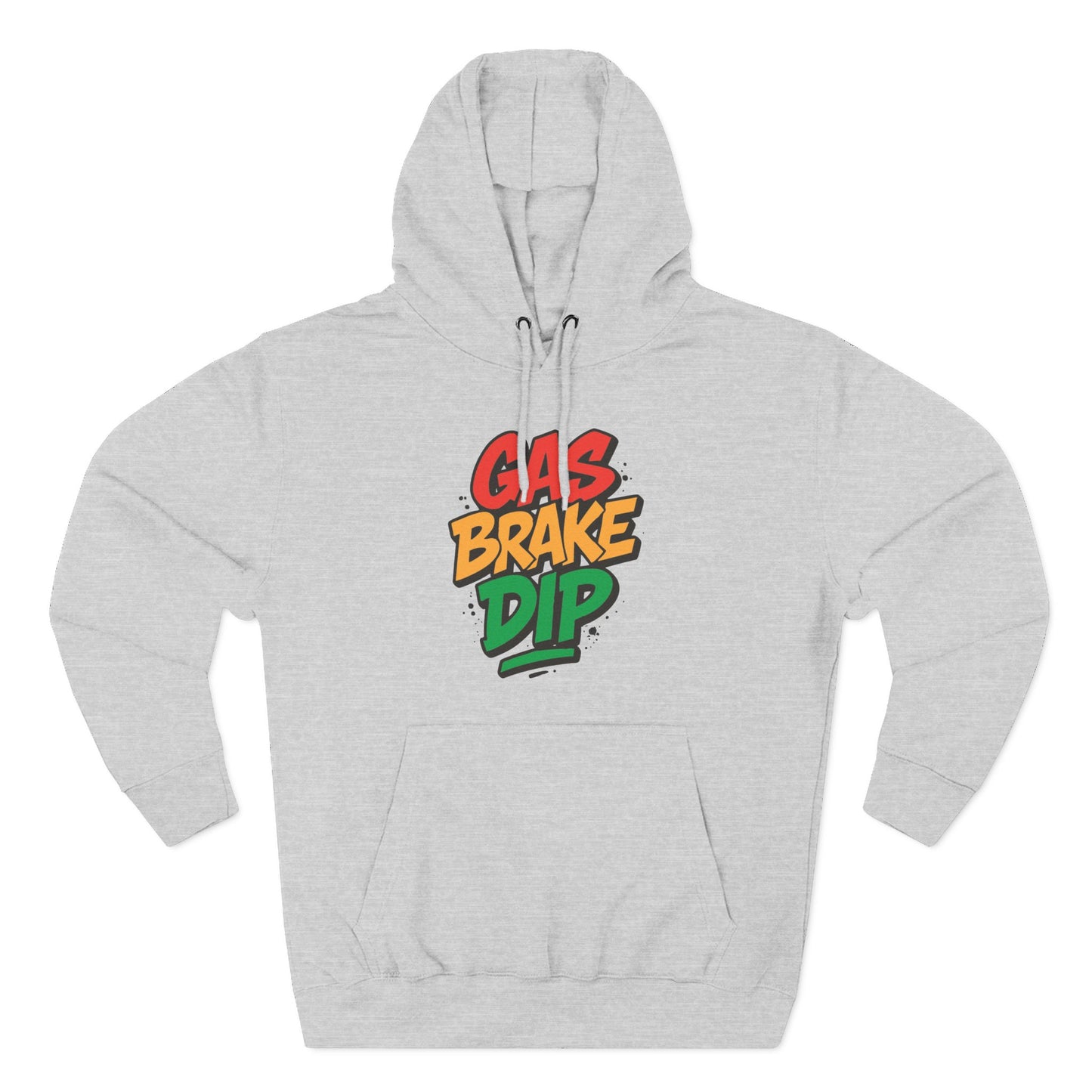 Gas Brake Dip Hoodie, Fleece Hoodie, Casual Wear