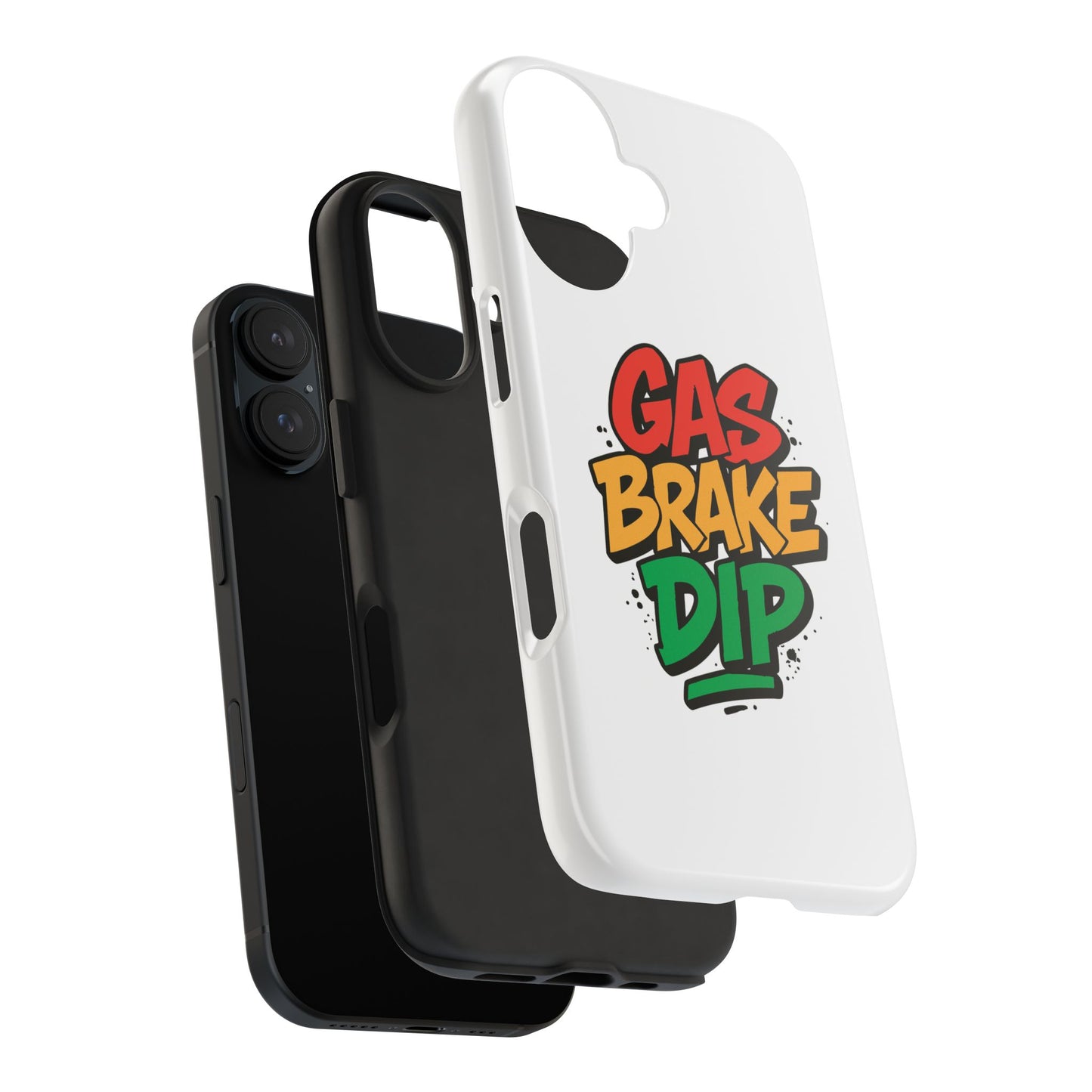 Gas Brake Dip Phone Case - Durable Tough Case