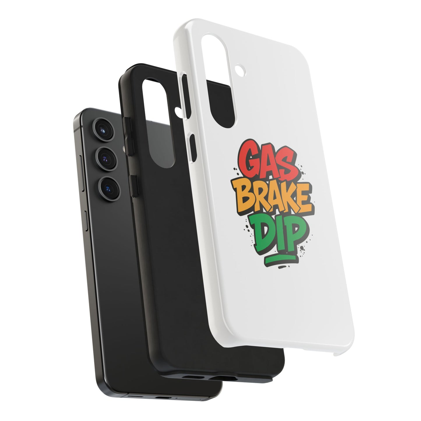 Gas Brake Dip Phone Case - Durable Tough Case