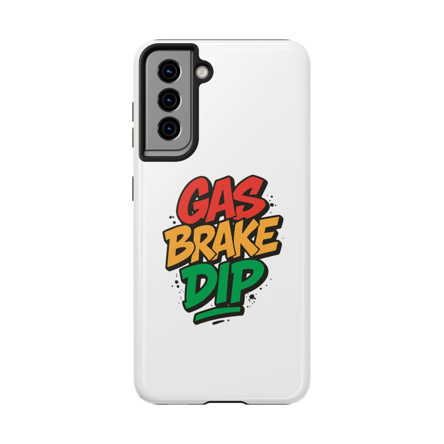 Gas Brake Dip Phone Case - Durable Tough Case