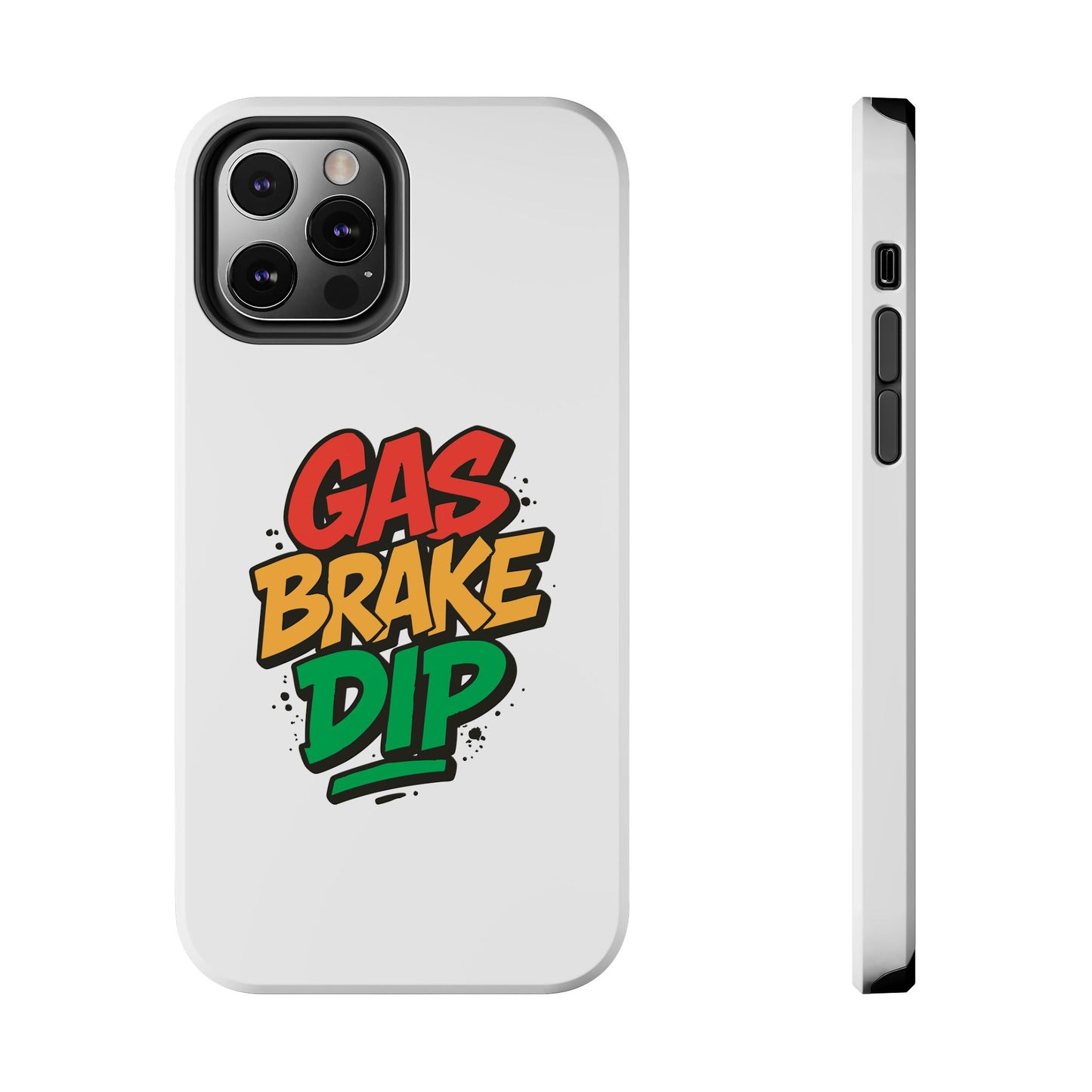 Gas Brake Dip Phone Case - Durable Tough Case