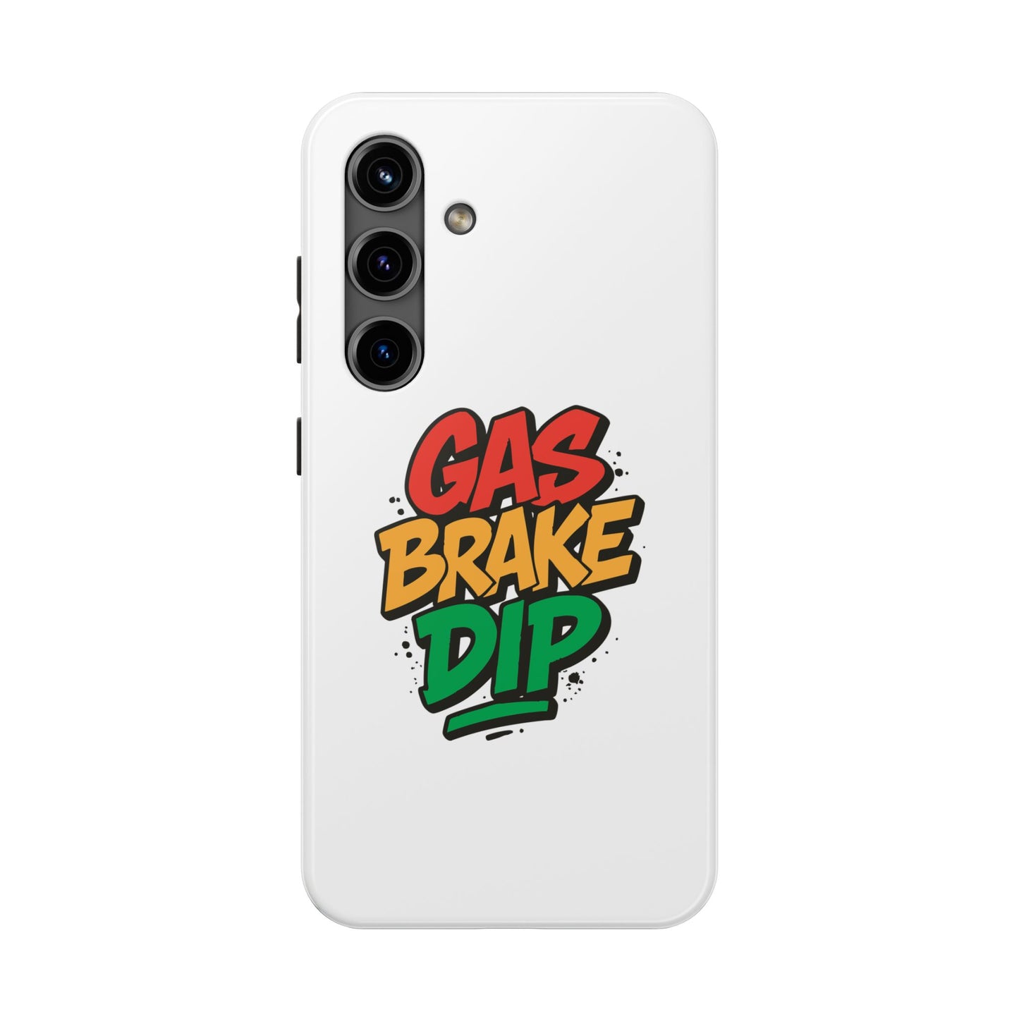 Gas Brake Dip Phone Case - Durable Tough Case