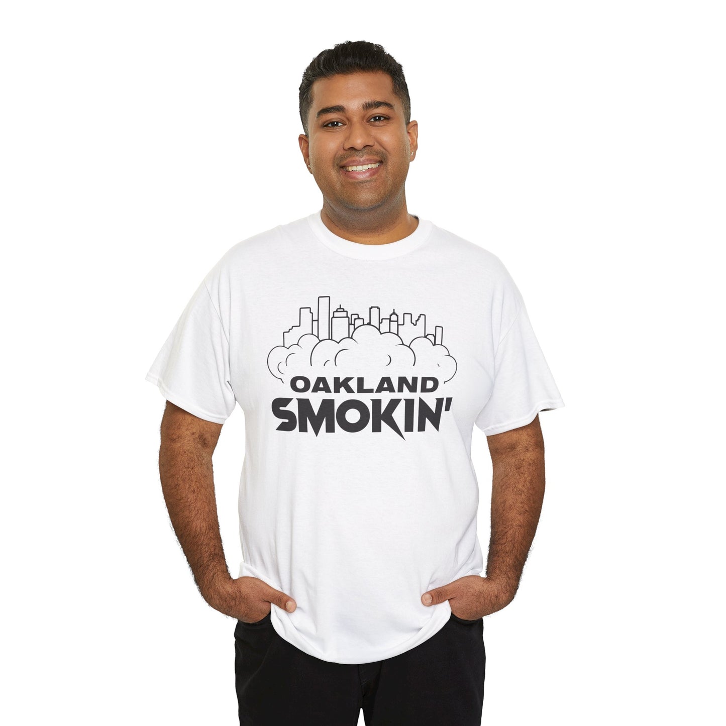 Oakland Smokin' Heavy Cotton Tee