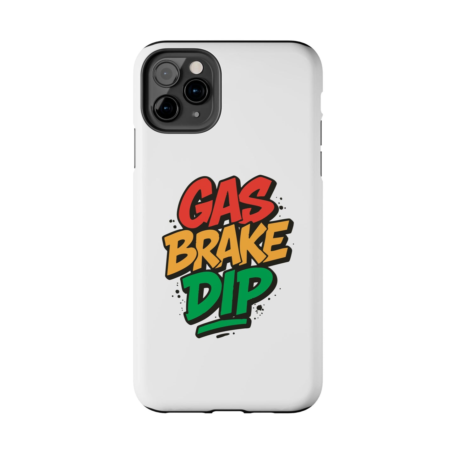 Gas Brake Dip Phone Case - Durable Tough Case