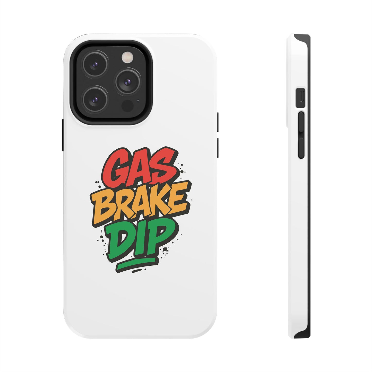 Gas Brake Dip Phone Case - Durable Tough Case