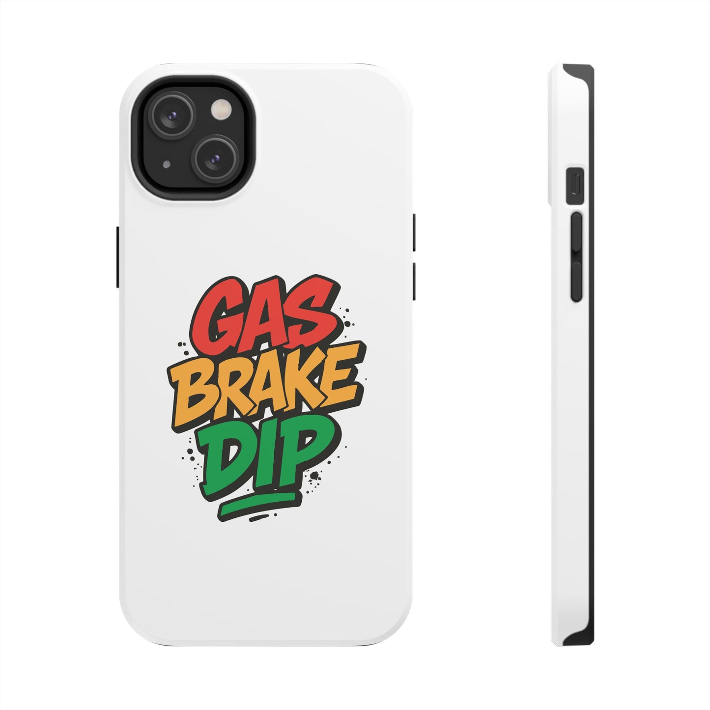 Gas Brake Dip Phone Case - Durable Tough Case
