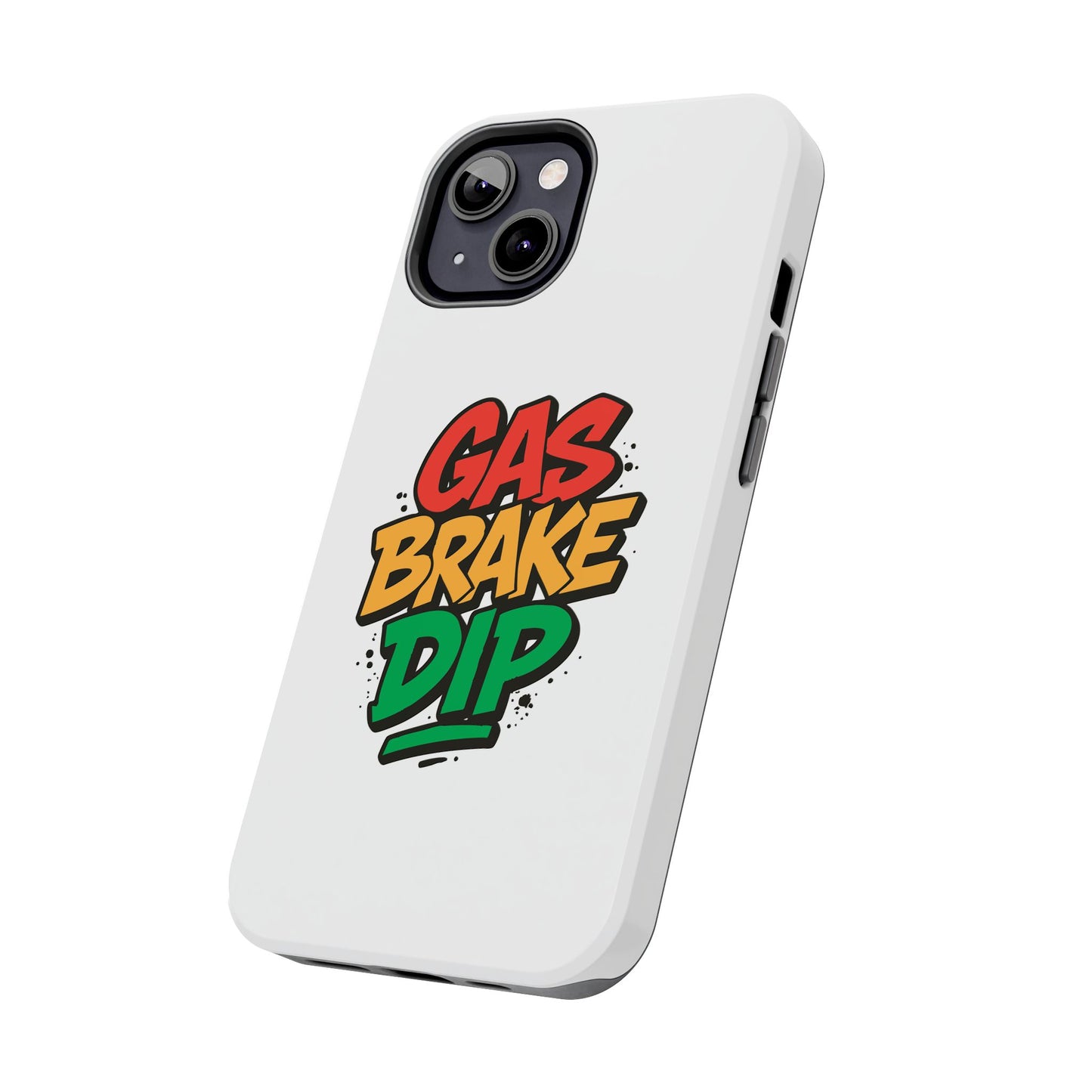 Gas Brake Dip Phone Case - Durable Tough Case