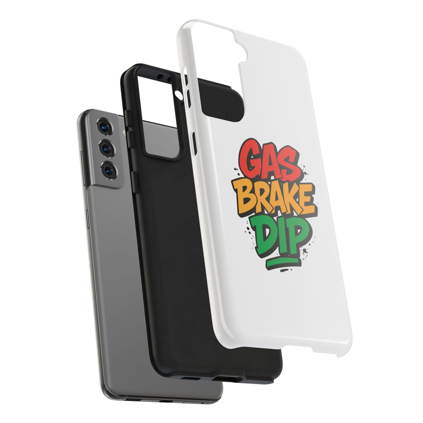 Gas Brake Dip Phone Case - Durable Tough Case