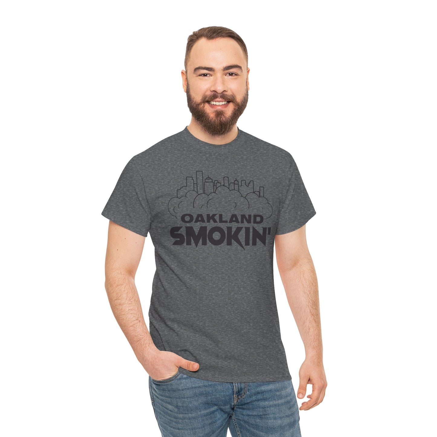 Oakland Smokin' Heavy Cotton Tee