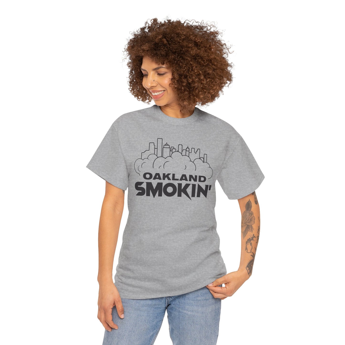 Oakland Smokin' Heavy Cotton Tee