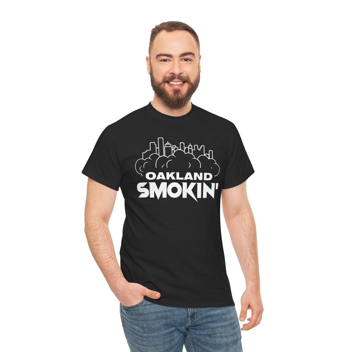 Oakland Smokin' Heavy Cotton Tee
