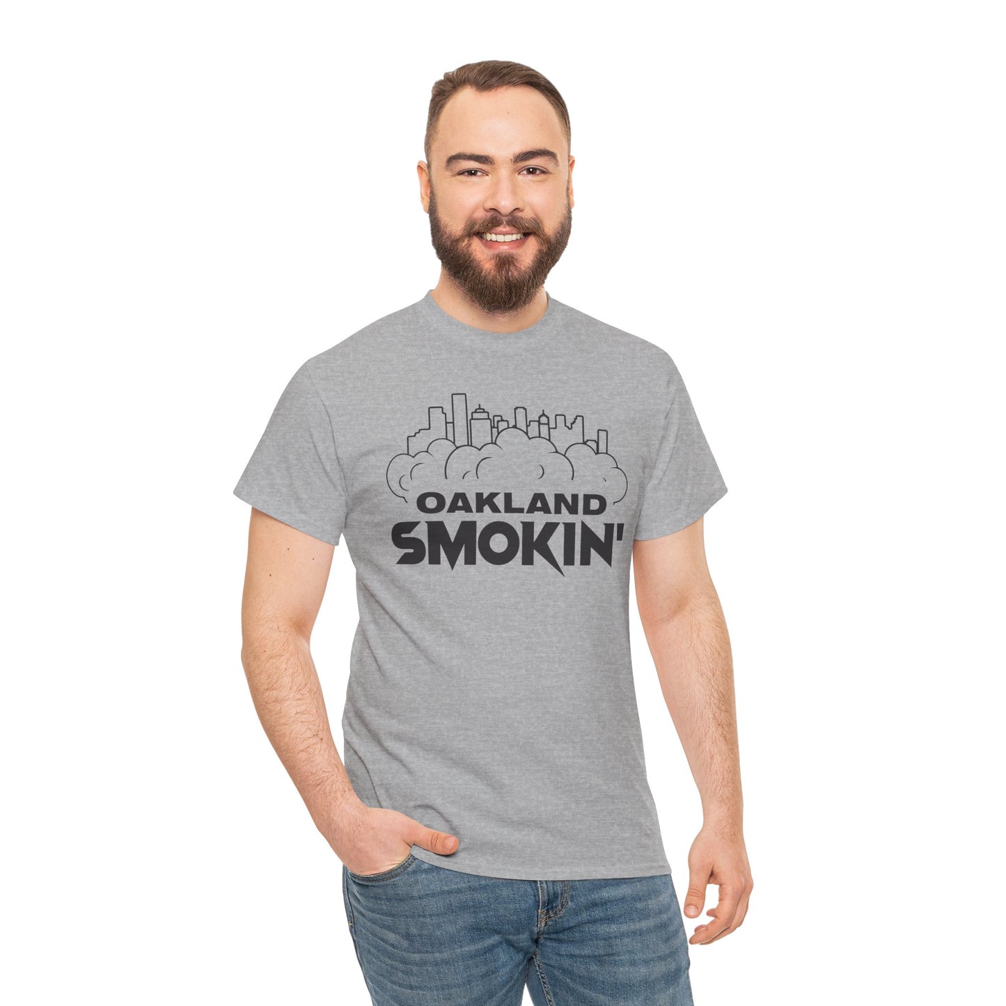 Oakland Smokin' Heavy Cotton Tee