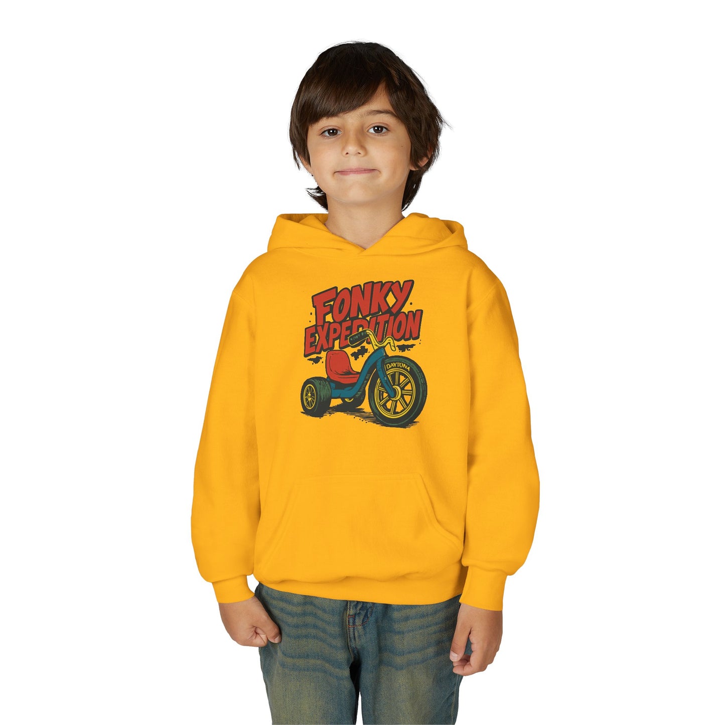 Youth Fonky Expedition Hoodie - Great Gift for Kids, Trendy Style