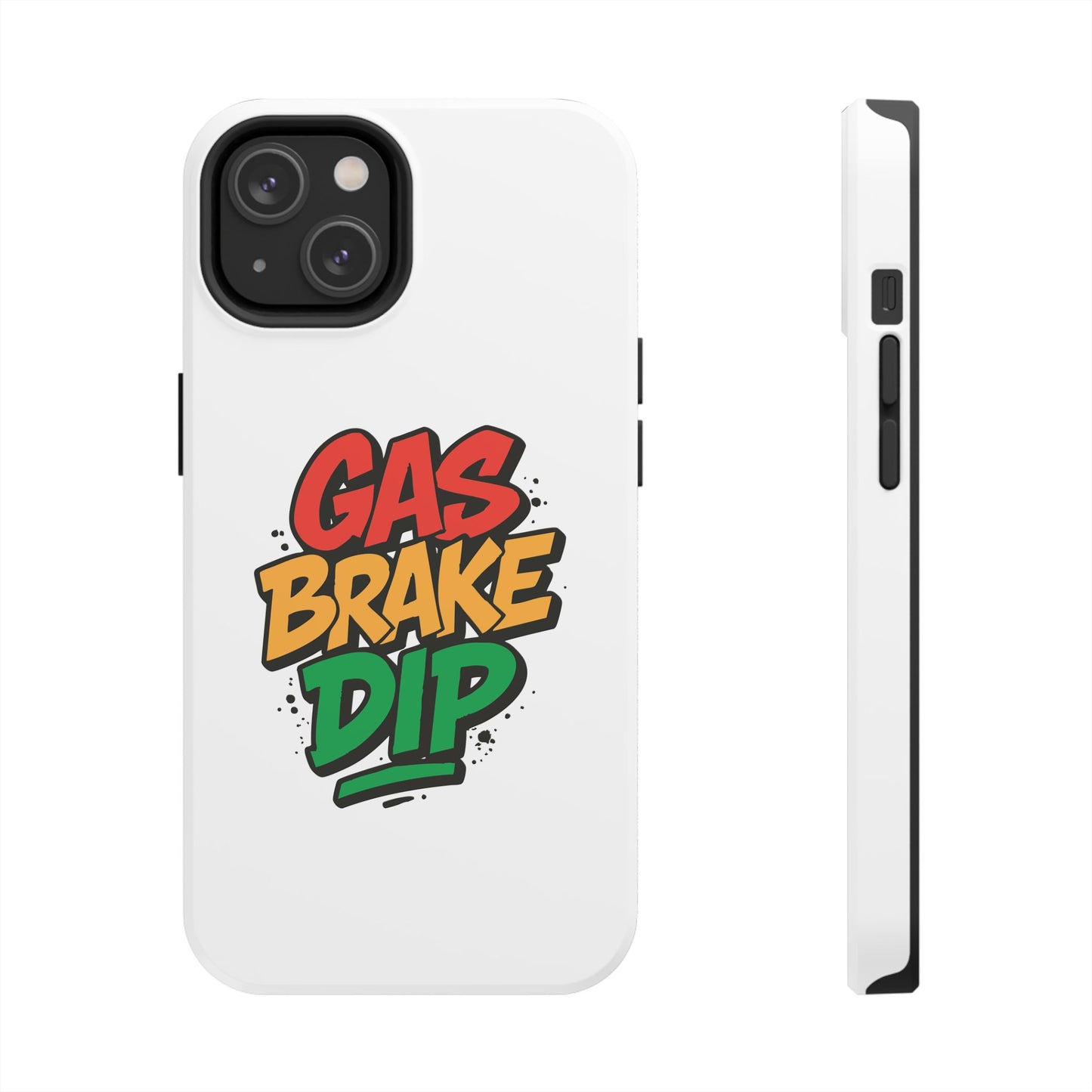 Gas Brake Dip Phone Case - Durable Tough Case