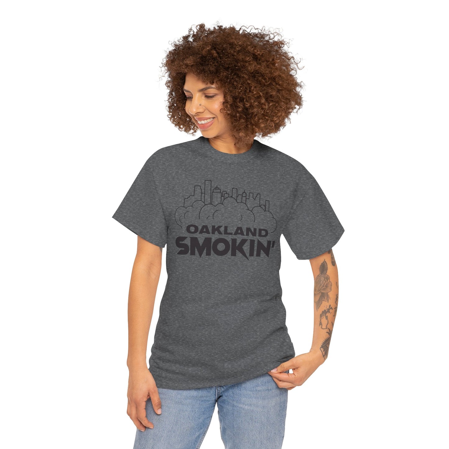 Oakland Smokin' Heavy Cotton Tee