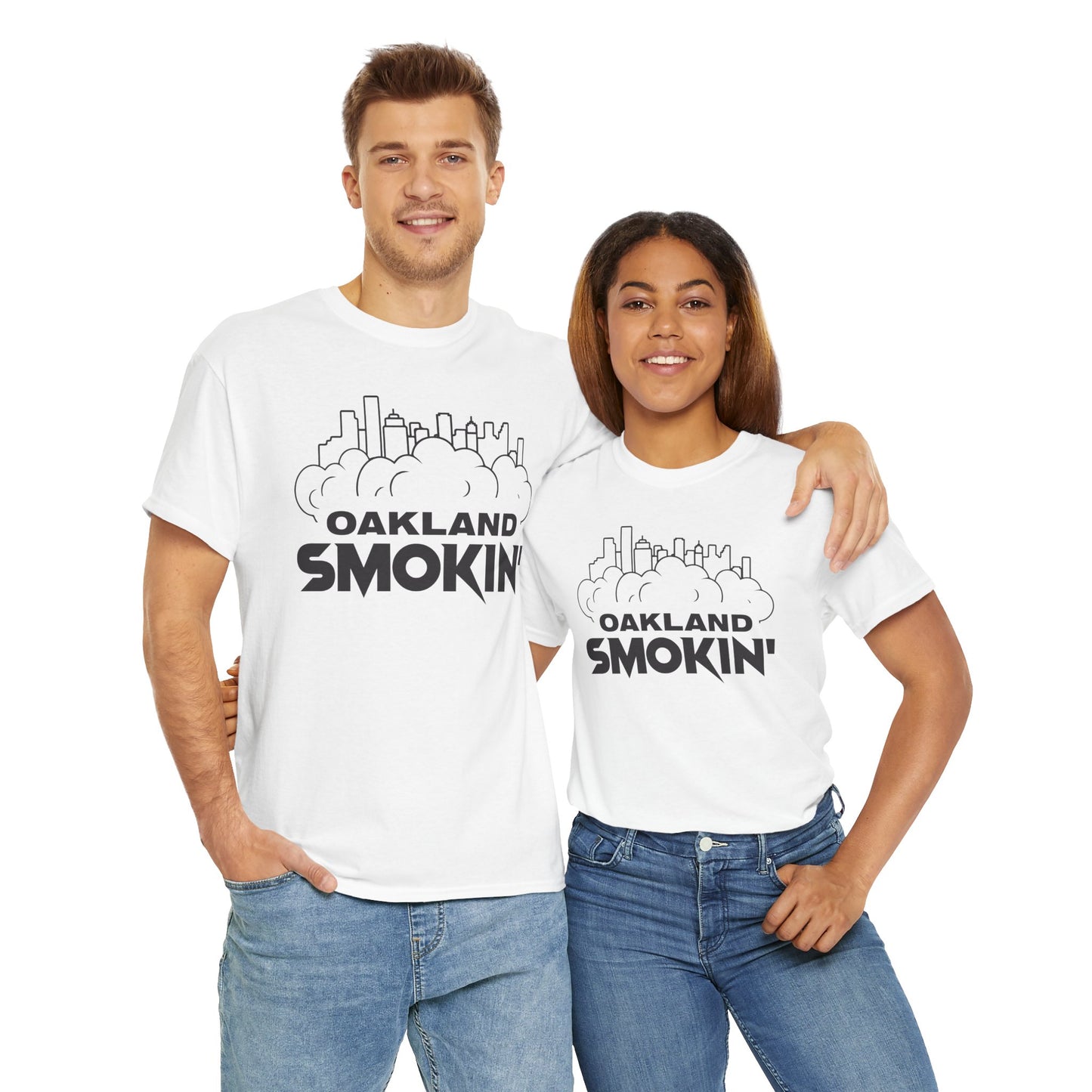 Oakland Smokin' Heavy Cotton Tee
