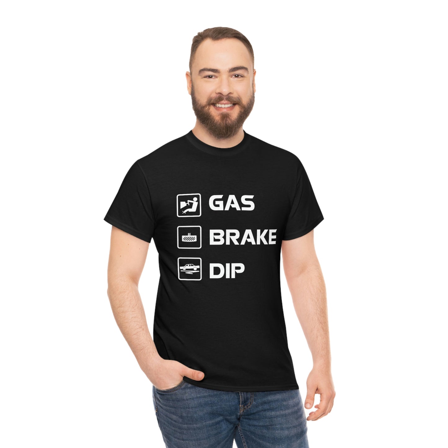 Gas Brake Dip Heavy Cotton Tee