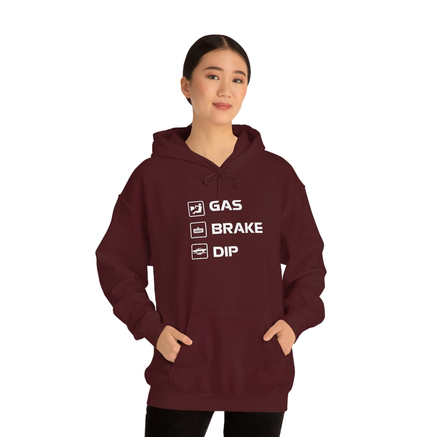 Gas Brake Dip Heavy Blend™ Hooded Sweatshirt