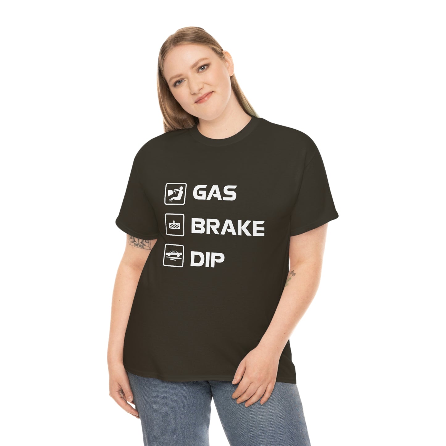 Gas Brake Dip Heavy Cotton Tee