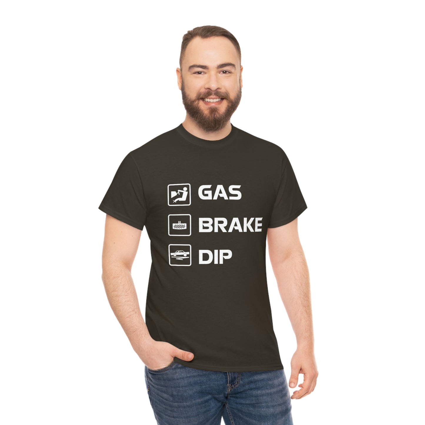 Gas Brake Dip Heavy Cotton Tee