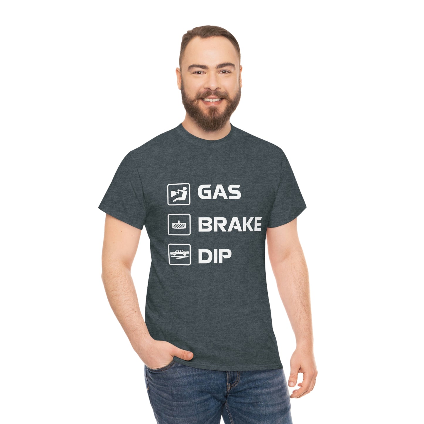 Gas Brake Dip Heavy Cotton Tee
