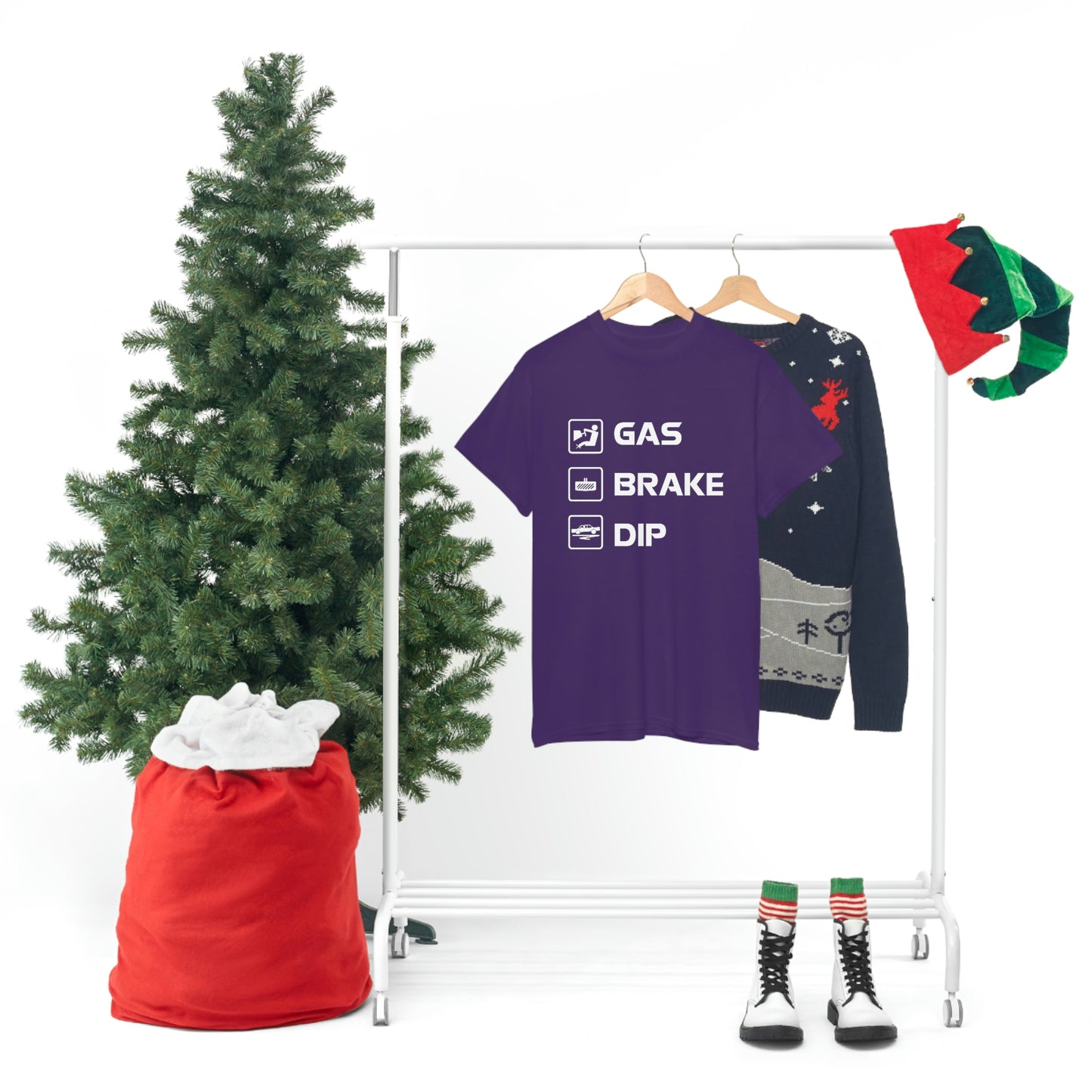 Gas Brake Dip Heavy Cotton Tee