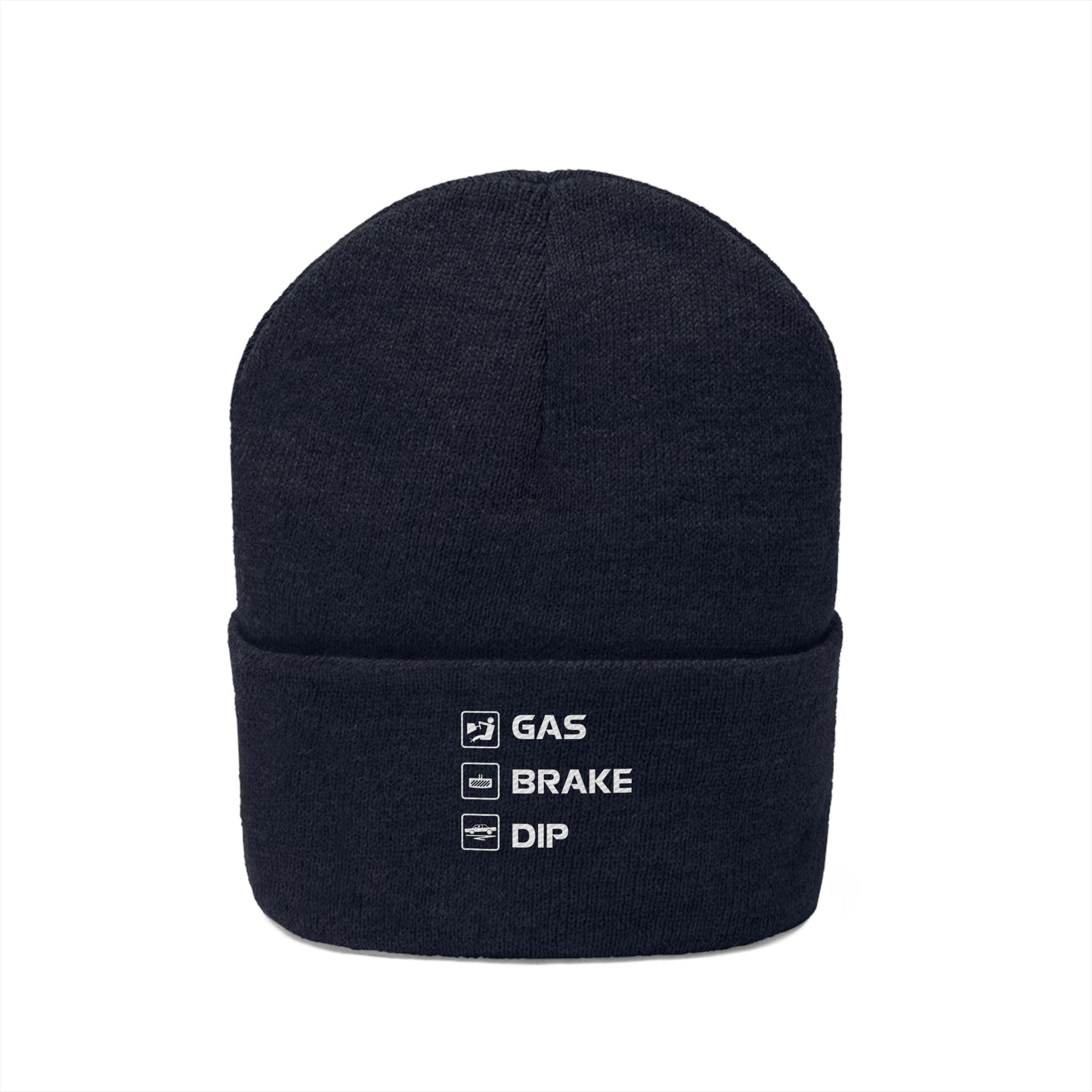 Gas Brake Dip Knit Beanie