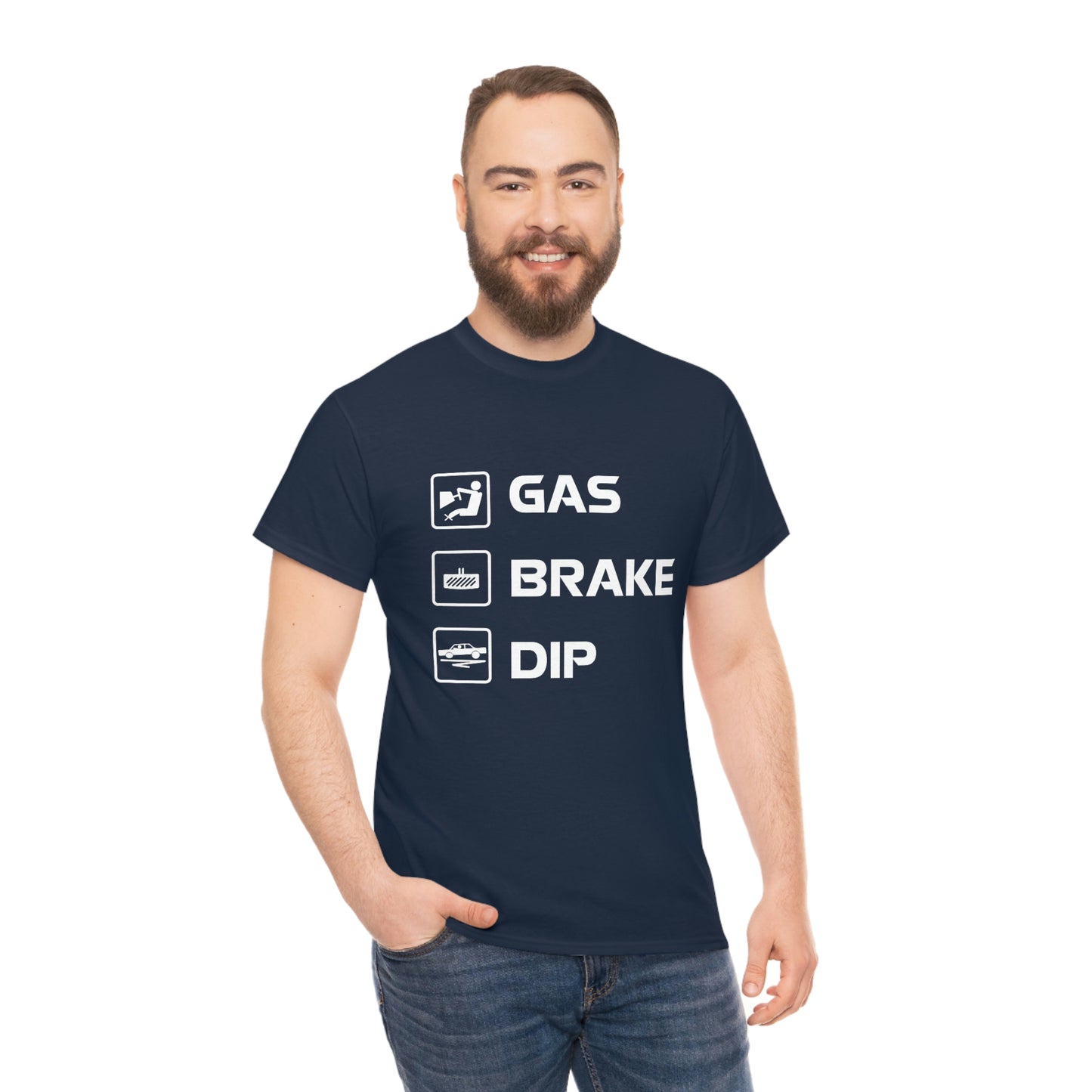 Gas Brake Dip Heavy Cotton Tee