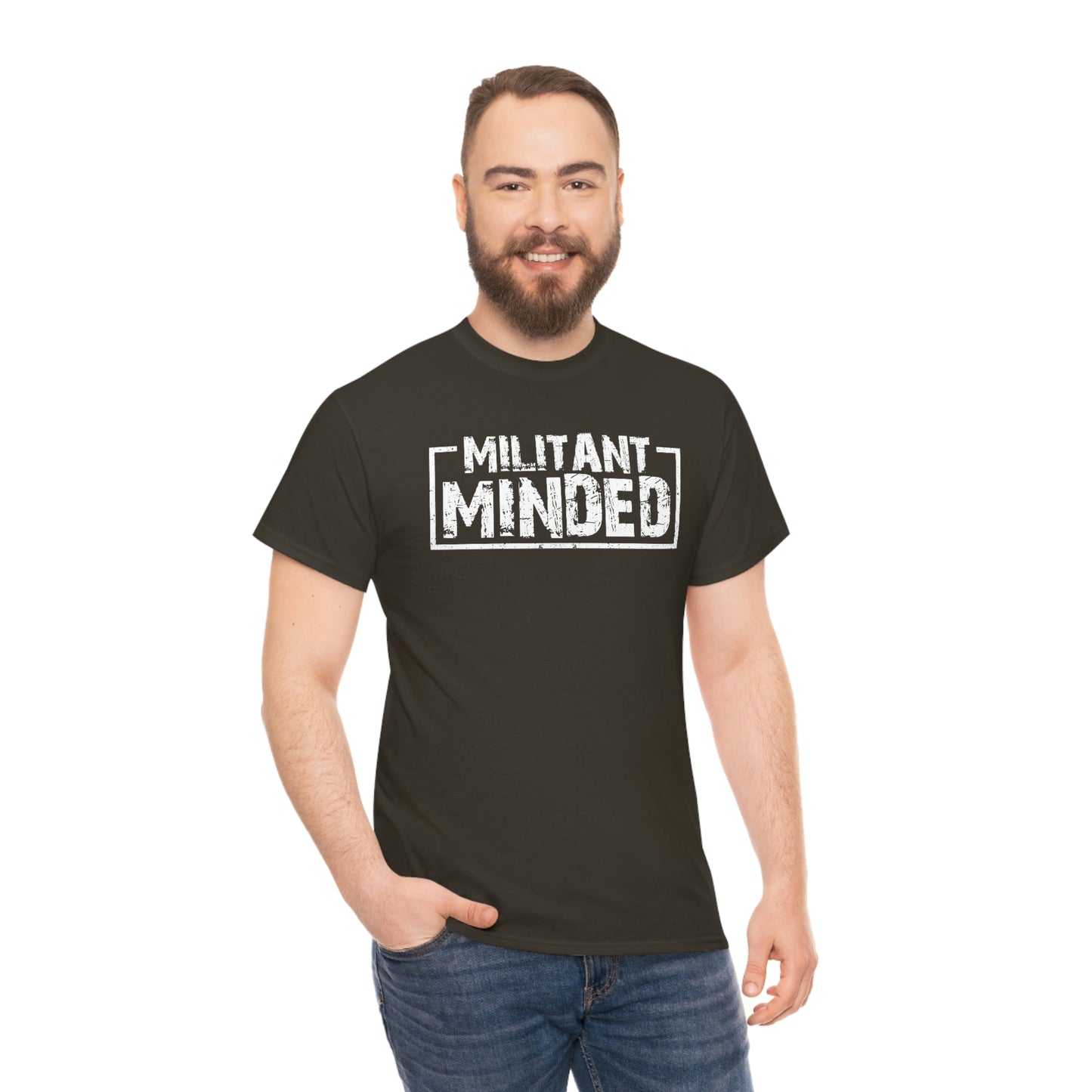 Militant Minded Heavy Cotton Tee